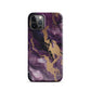 Eclipse | Black Purple & Gold Marble iPhone Case
