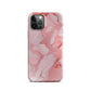 Coral Whispers | Pink & Coral Marble Design iPhone Case