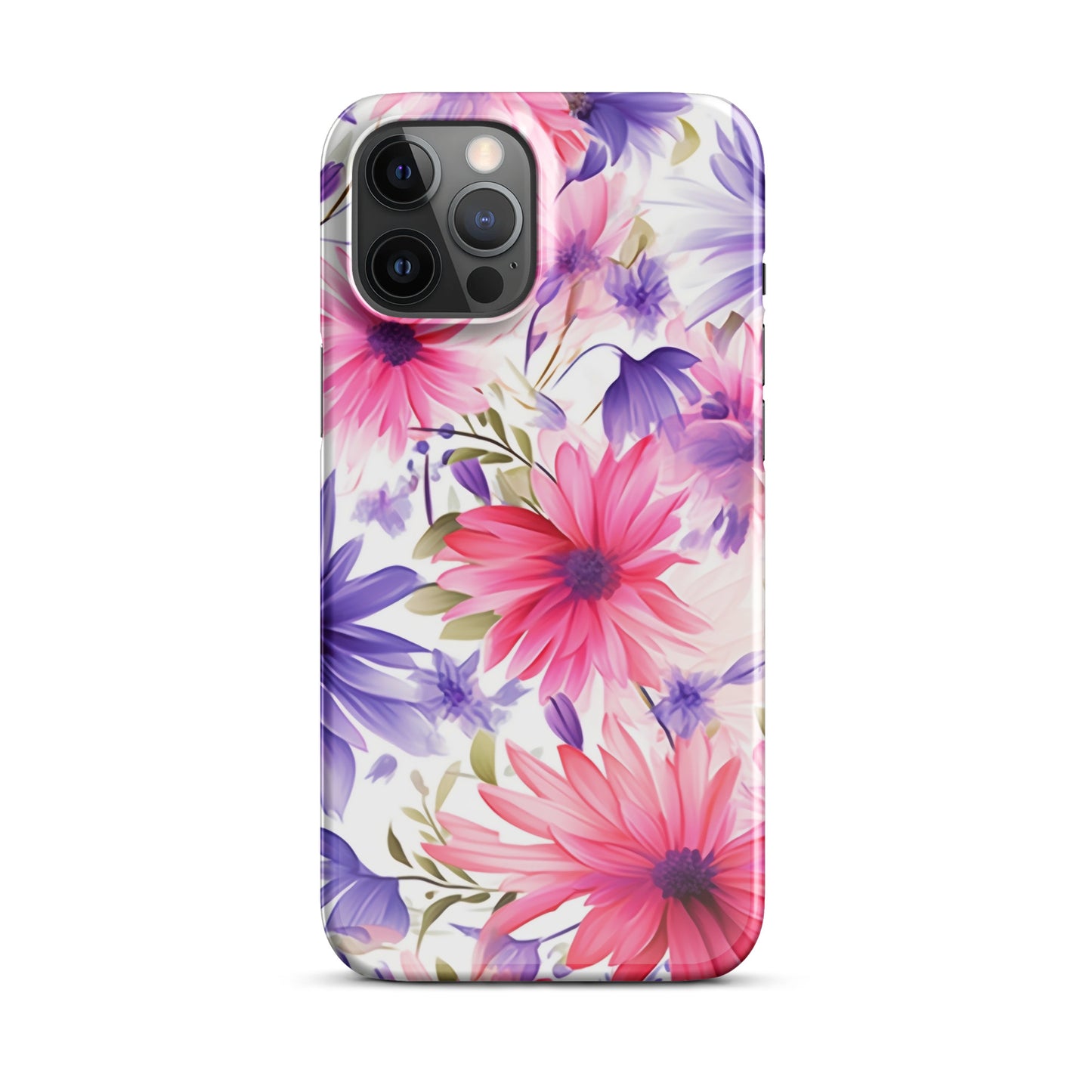 Blossom Ballet | Pink & Purple Flower iPhone Case