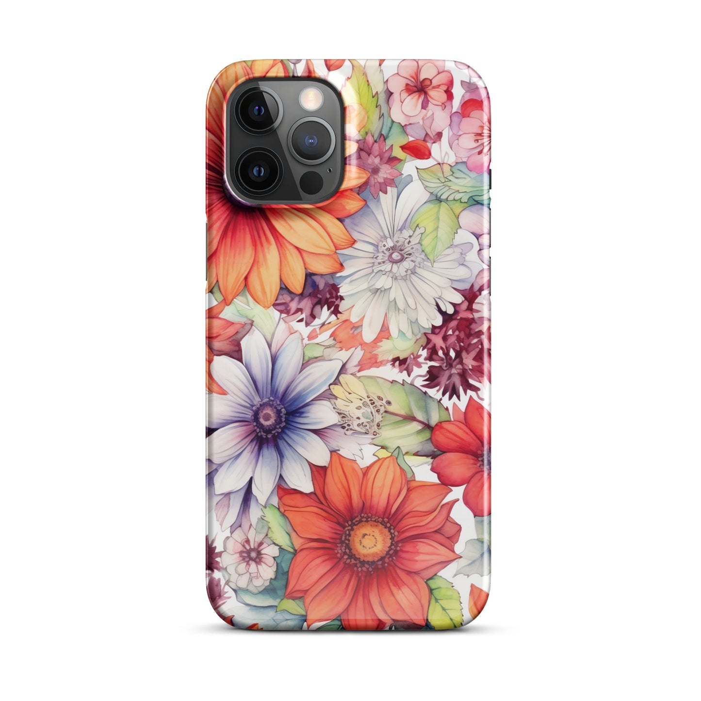 Vellichor Blossoms | Beautiful Multi Color Flowers iPhone Case