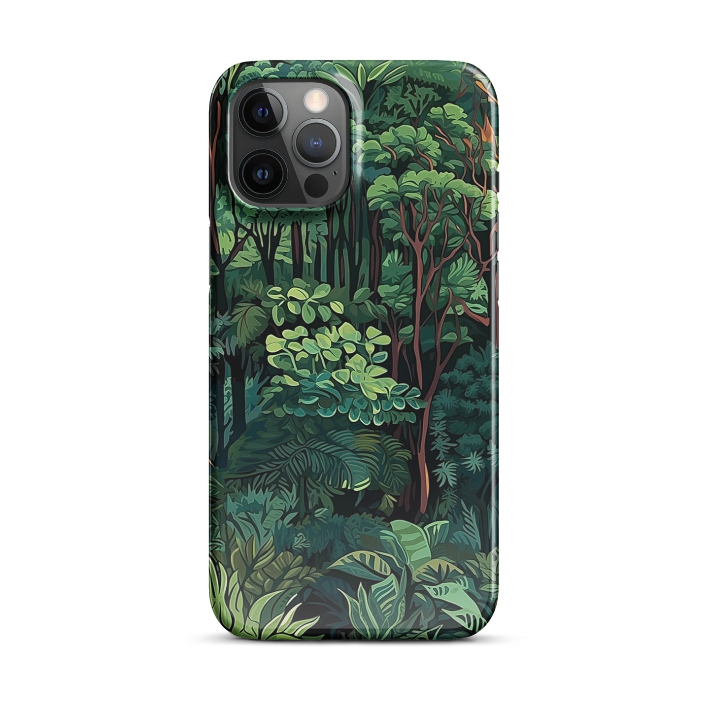 Foliage Fantasy | Jungle Trees Design iPhone Case