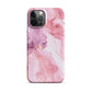 Petal Veins | Pink Marble Color Design iPhone Case