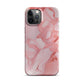 Coral Whispers | Pink & Coral Marble Design iPhone Case