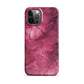 Noir Pink | Dark Pink Marble Design iPhone Case