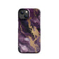 Eclipse | Black Purple & Gold Marble iPhone Case