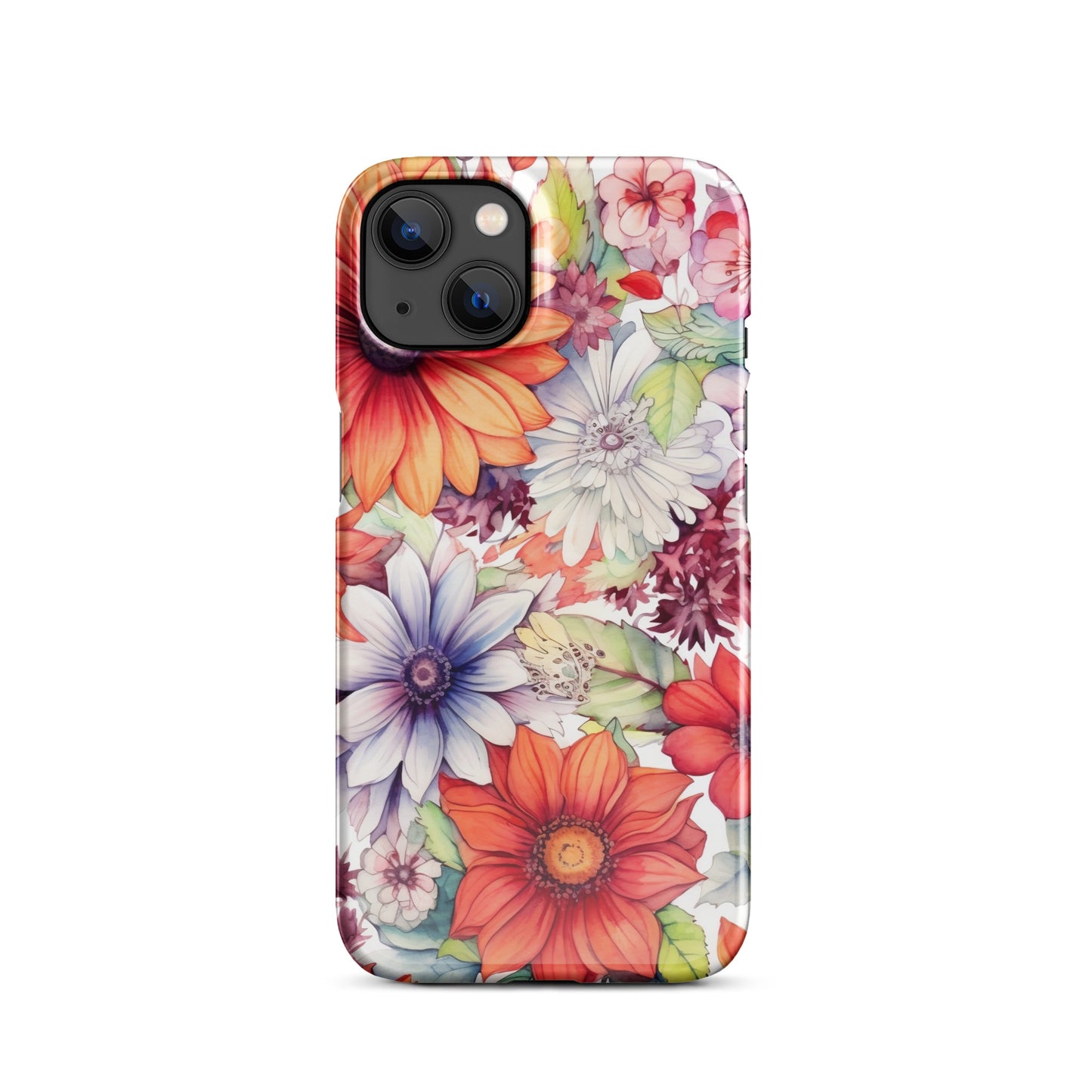 Vellichor Blossoms | Beautiful Multi Color Flowers iPhone Case