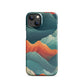 Iridescent Mountains | Multi Color Mountains Design iPhone Case
