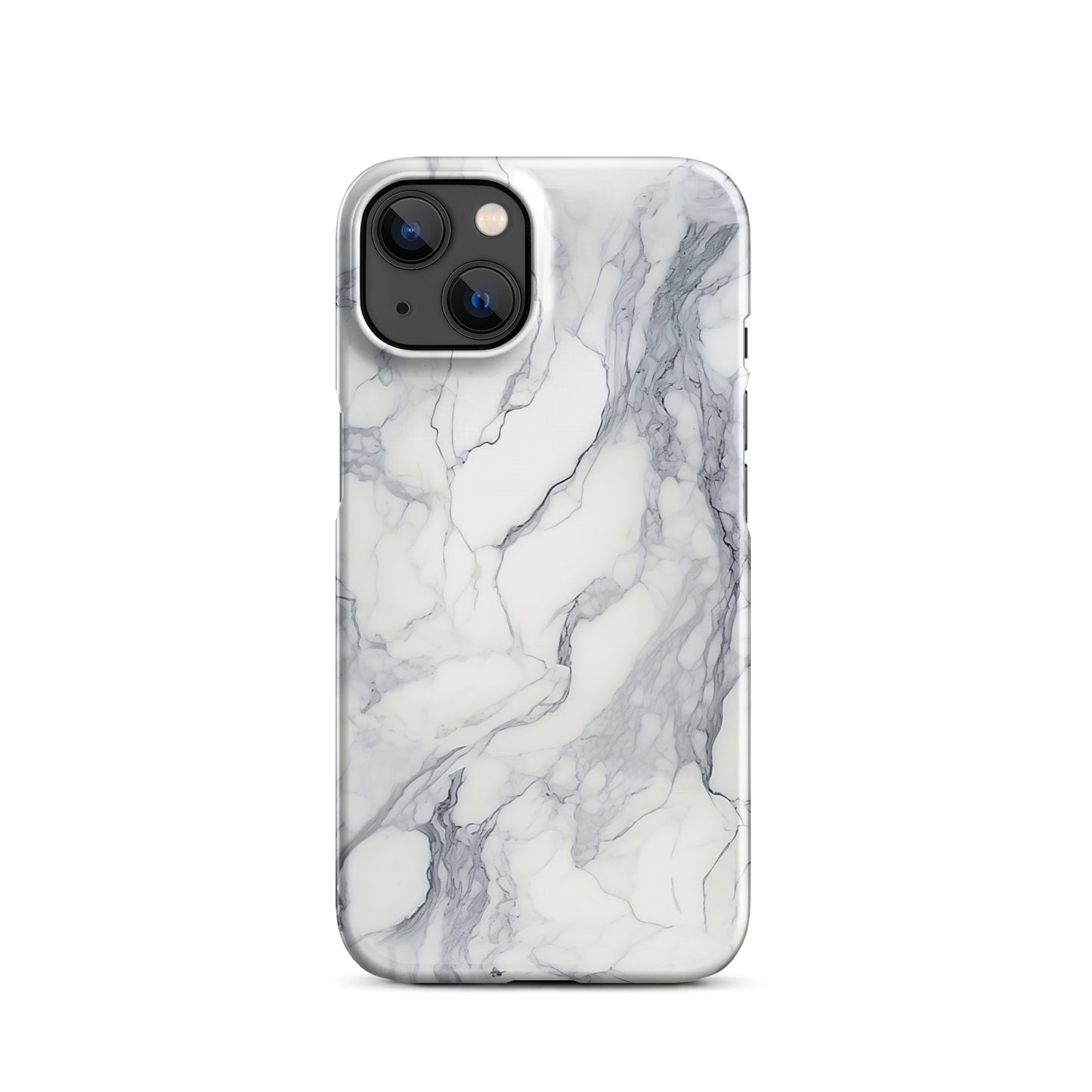 Ethereal | White & Grey Marble Design iPhone Case