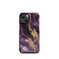 Eclipse | Black Purple & Gold Marble iPhone Case
