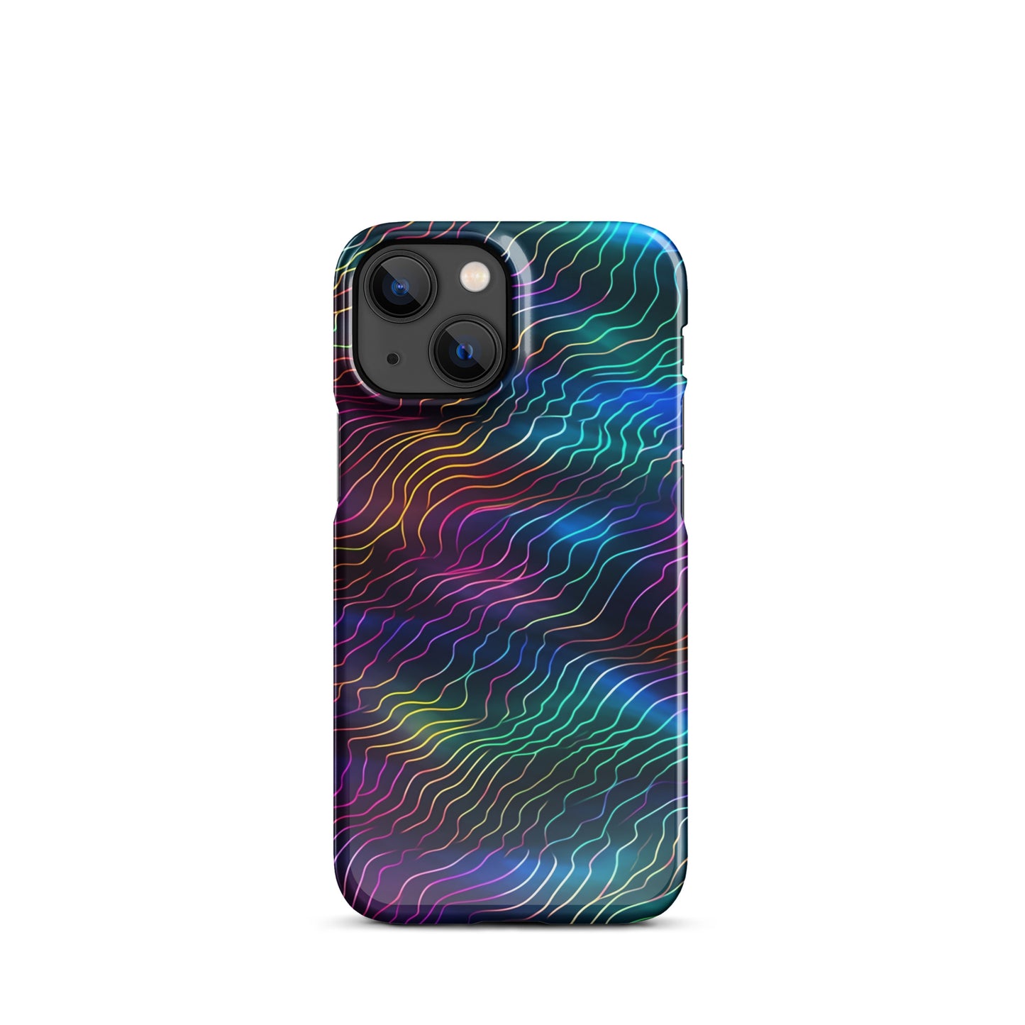 Sonic Resonance | Multi Color Dimension Sound Waves iPhone Case