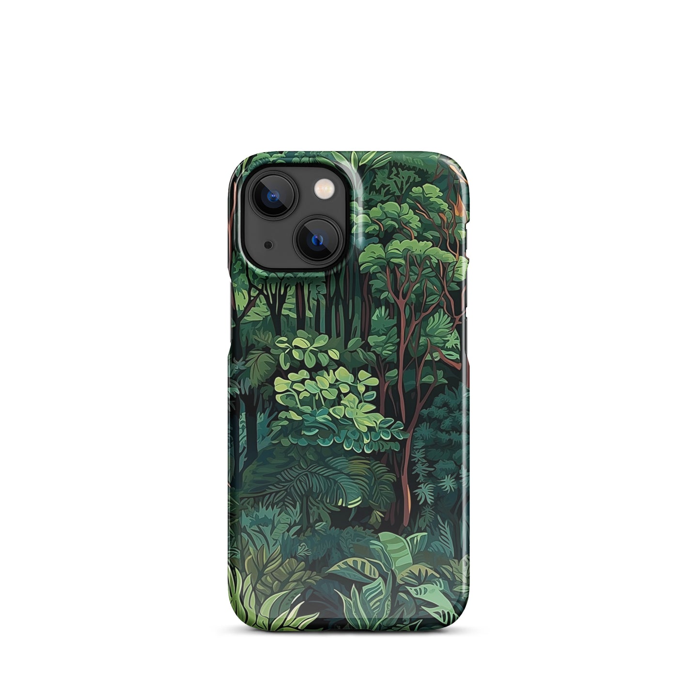 Foliage Fantasy | Jungle Trees Design iPhone Case