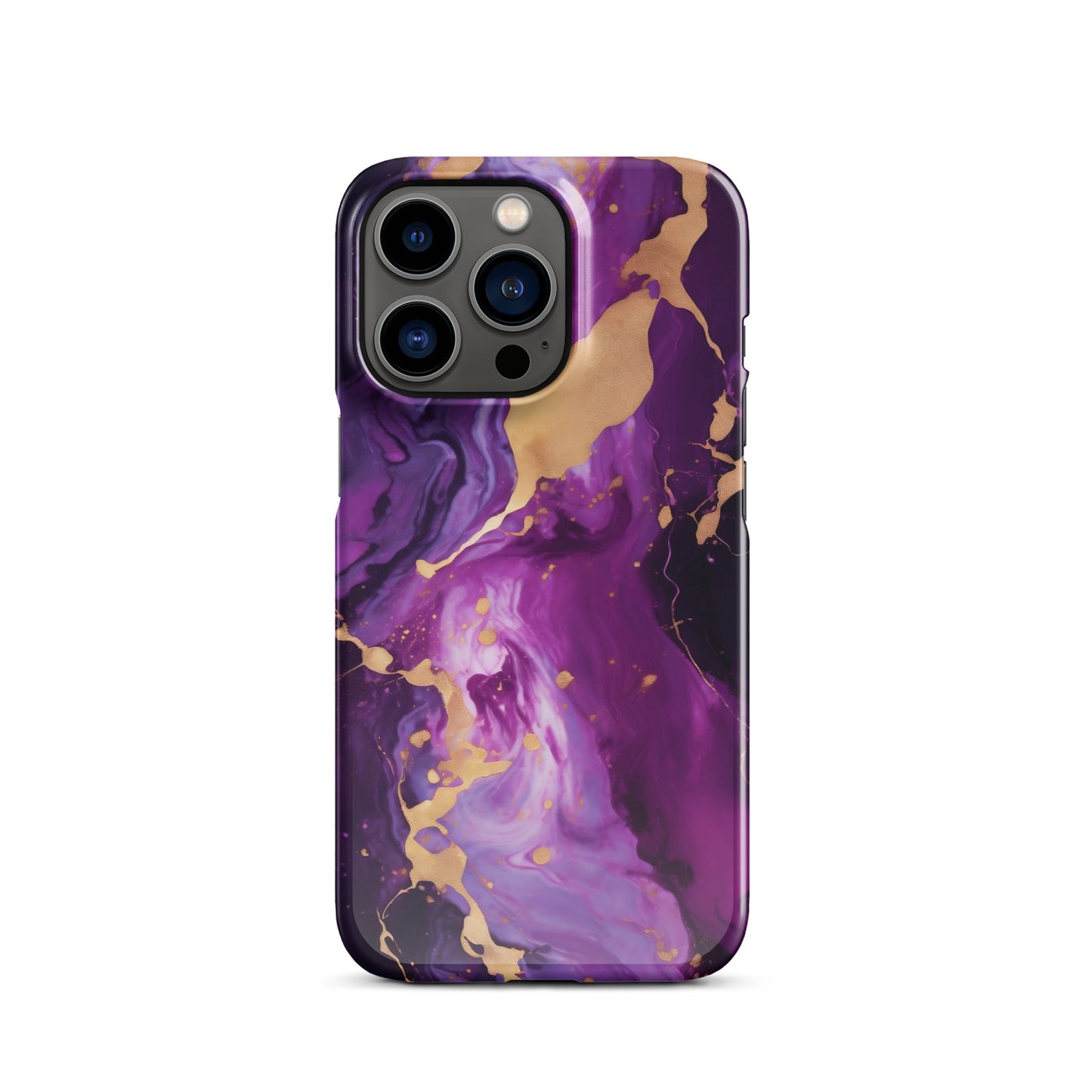 Abyss | Purple & Gold iPhone Case