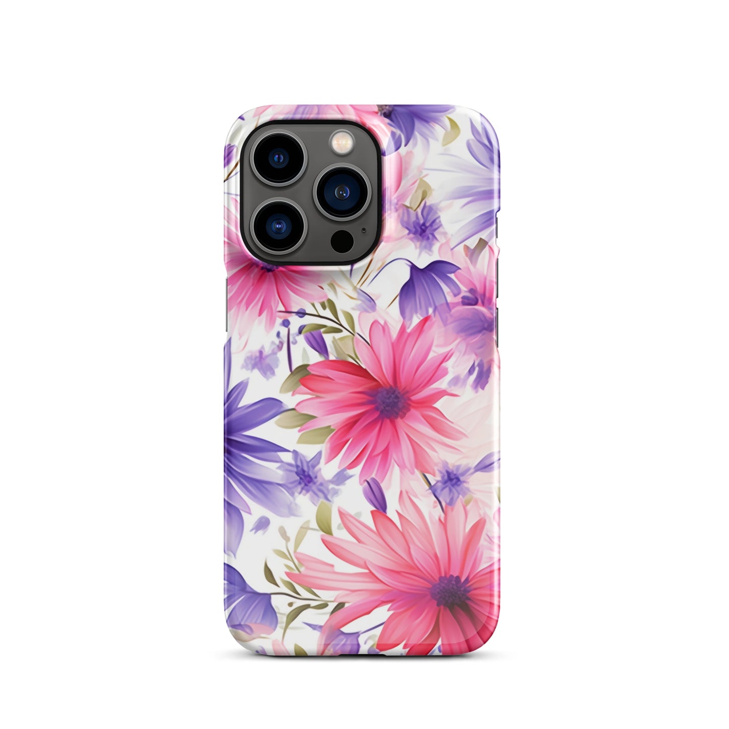 Blossom Ballet | Pink & Purple Flower iPhone Case