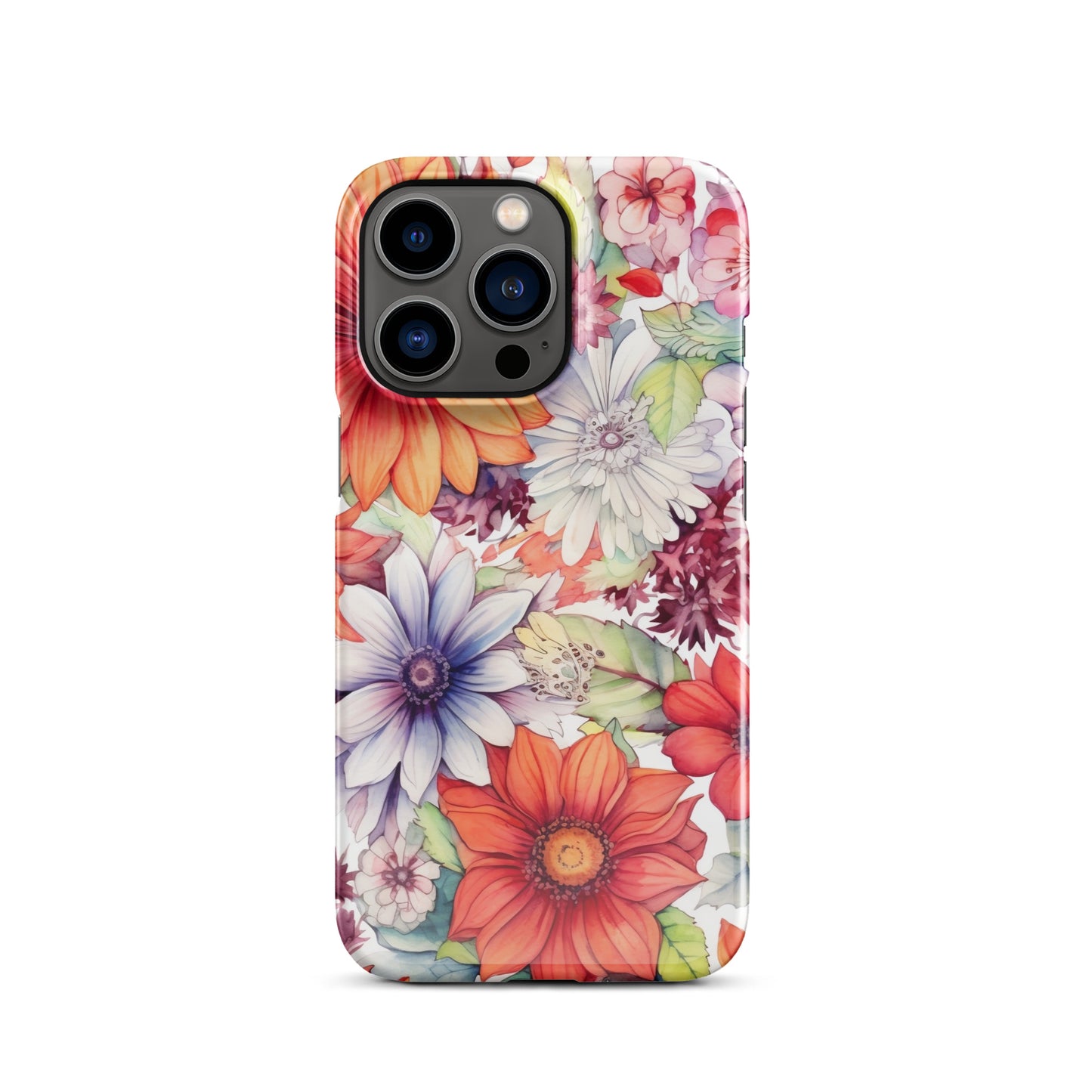 Vellichor Blossoms | Beautiful Multi Color Flowers iPhone Case