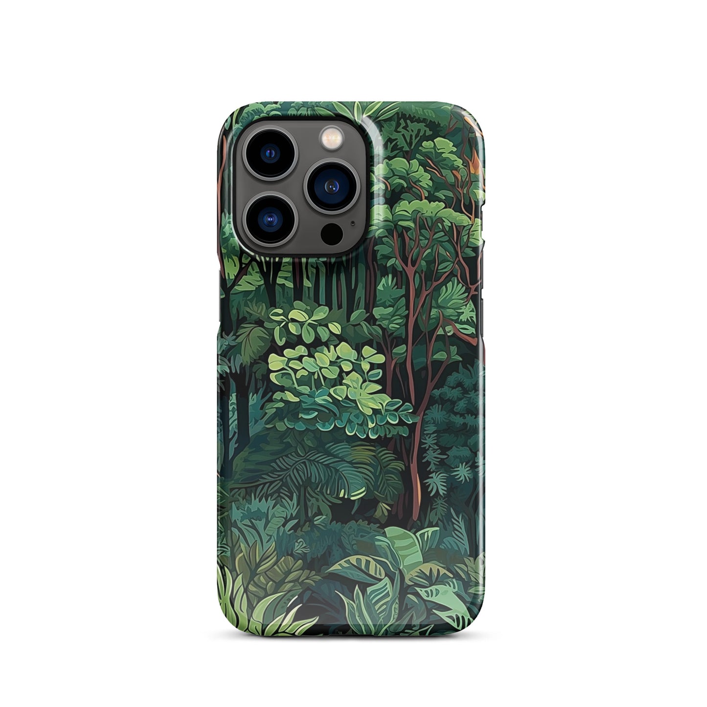 Foliage Fantasy | Jungle Trees Design iPhone Case