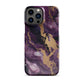 Eclipse | Black Purple & Gold Marble iPhone Case