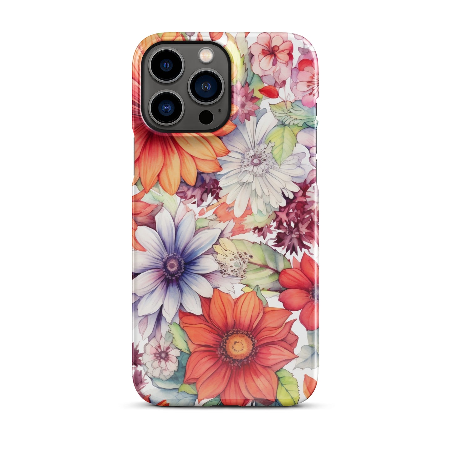Vellichor Blossoms | Beautiful Multi Color Flowers iPhone Case