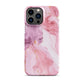 Petal Veins | Pink Marble Color Design iPhone Case