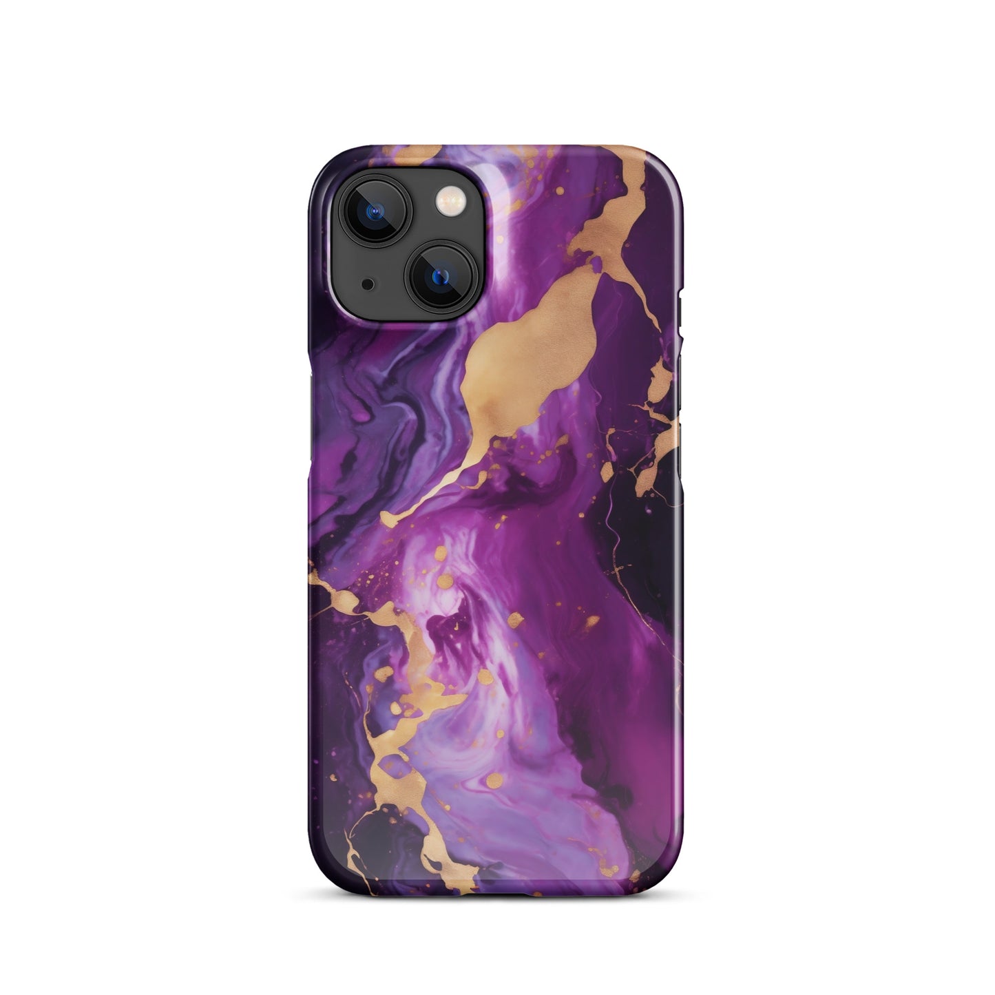 Abyss | Purple & Gold iPhone Case