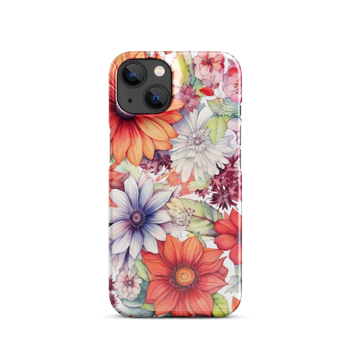 Vellichor Blossoms | Beautiful Multi Color Flowers iPhone Case