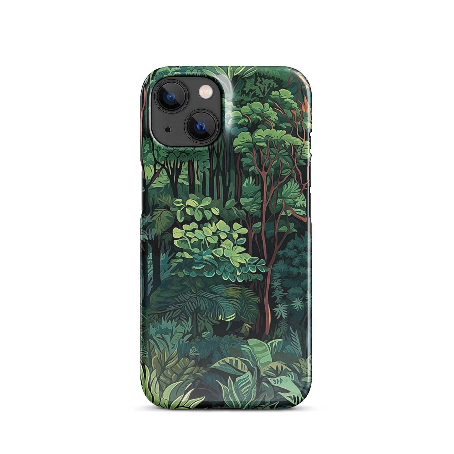 Foliage Fantasy | Jungle Trees Design iPhone Case
