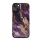 Eclipse | Black Purple & Gold Marble iPhone Case