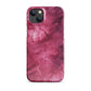 Noir Pink | Dark Pink Marble Design iPhone Case