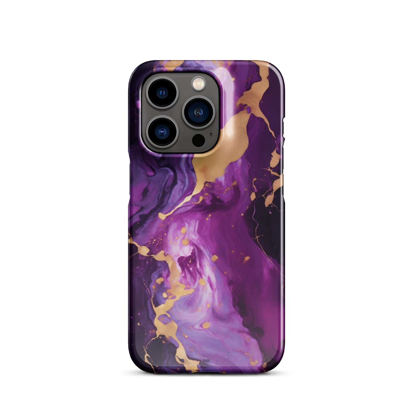 Abyss | Purple & Gold iPhone Case