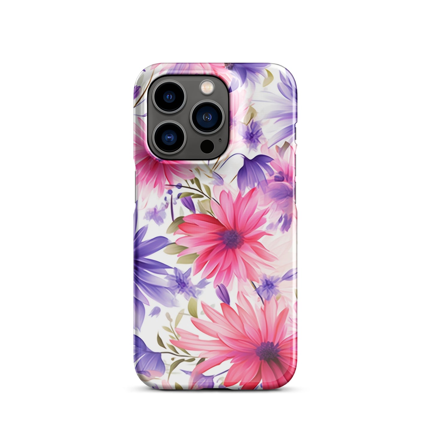 Blossom Ballet | Pink & Purple Flower iPhone Case