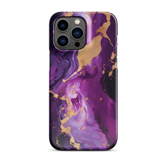 Abyss | Purple & Gold iPhone Case