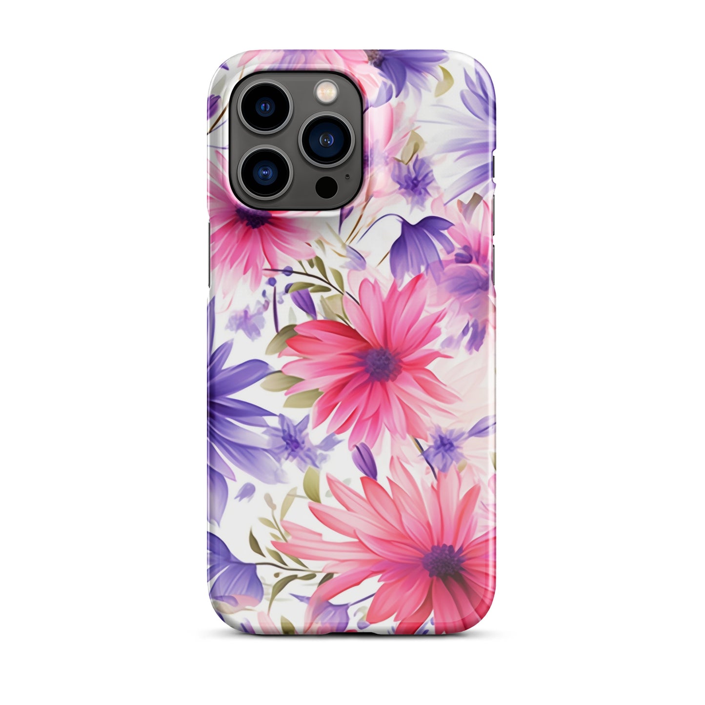Blossom Ballet | Pink & Purple Flower iPhone Case