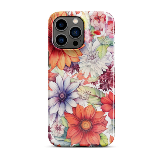 Vellichor Blossoms | Beautiful Multi Color Flowers iPhone Case