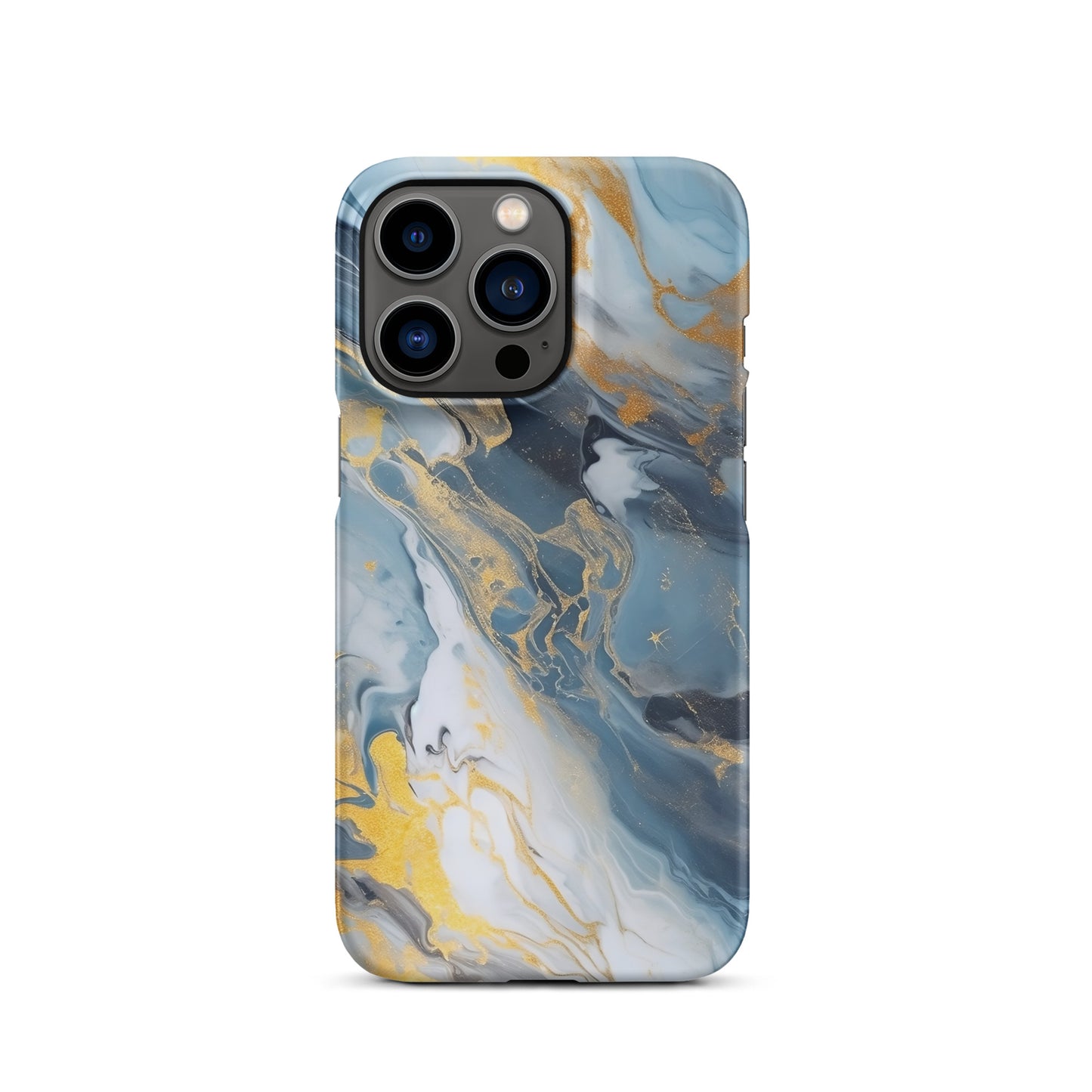 Stardust | Blue & Gold iPhone Case