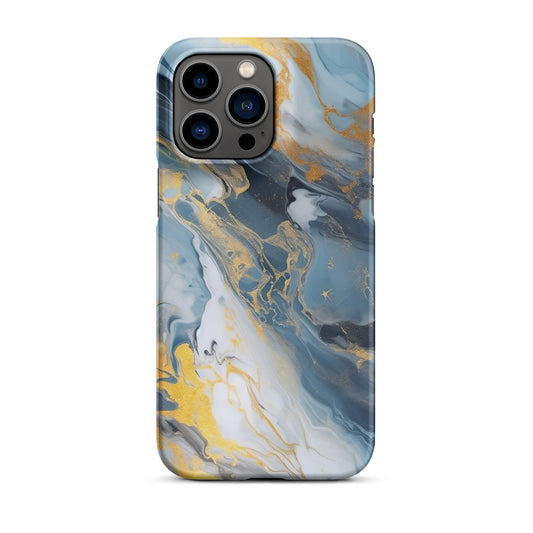 Stardust | Blue & Gold iPhone Case