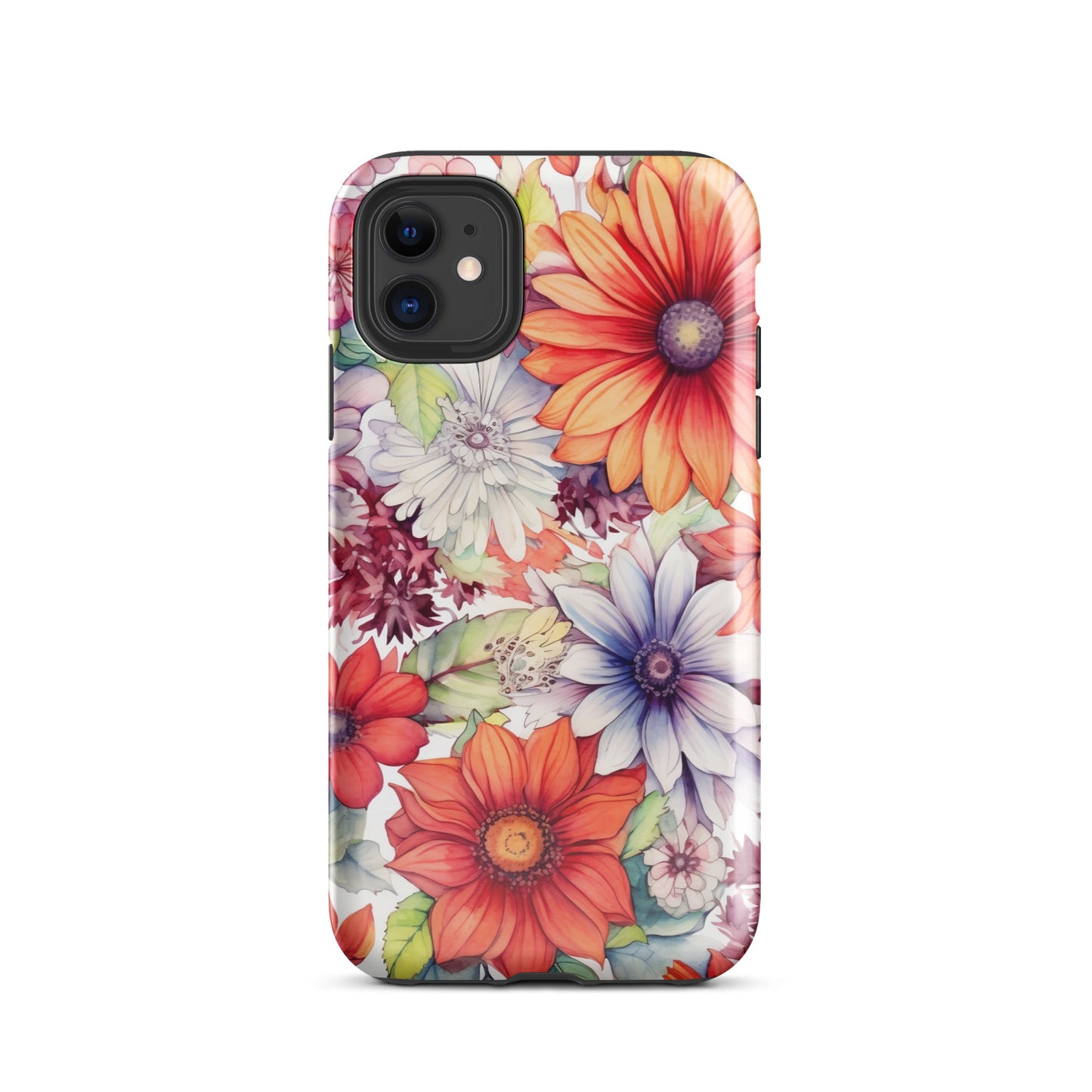 Vellichor Blossoms | Beautiful Multi Color Flowers Tough iPhone Case