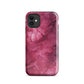 Noir Pink | Dark Pink Marble Design Tough iPhone Case