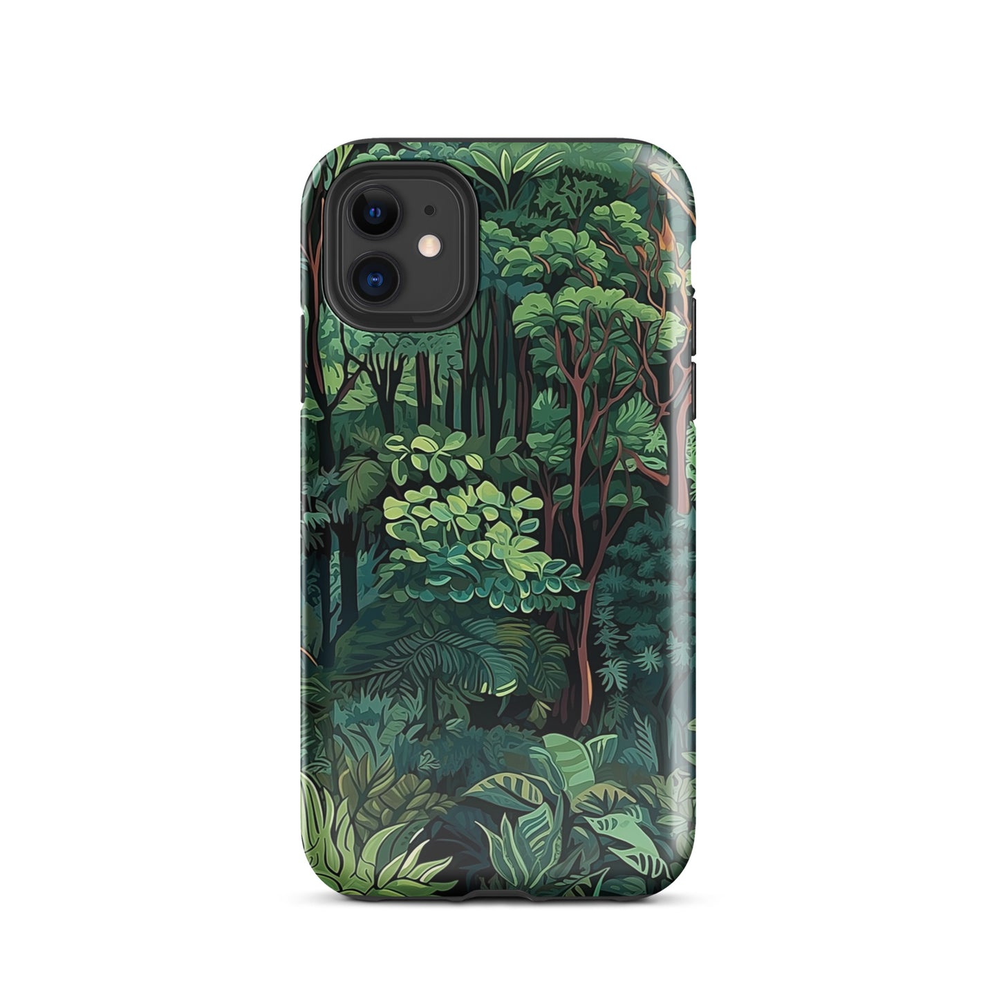 Foliage Fantasy | Jungle Trees Design Tough iPhone Case