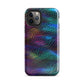 Sonic Resonance | Multi Color Dimension Sound Waves Tough iPhone Case