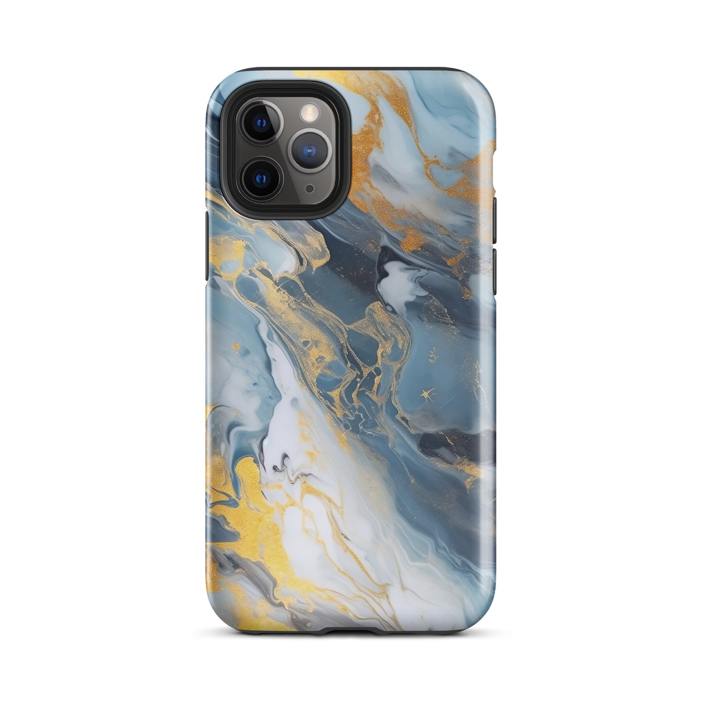 Stardust | Blue & Gold Tough iPhone Case