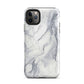 Ethereal | White & Grey Marble Design Tough iPhone Case