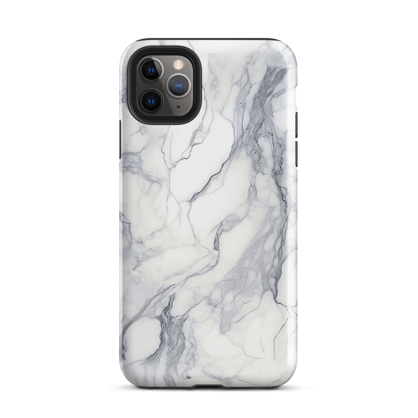 Ethereal | White & Grey Marble Design Tough iPhone Case