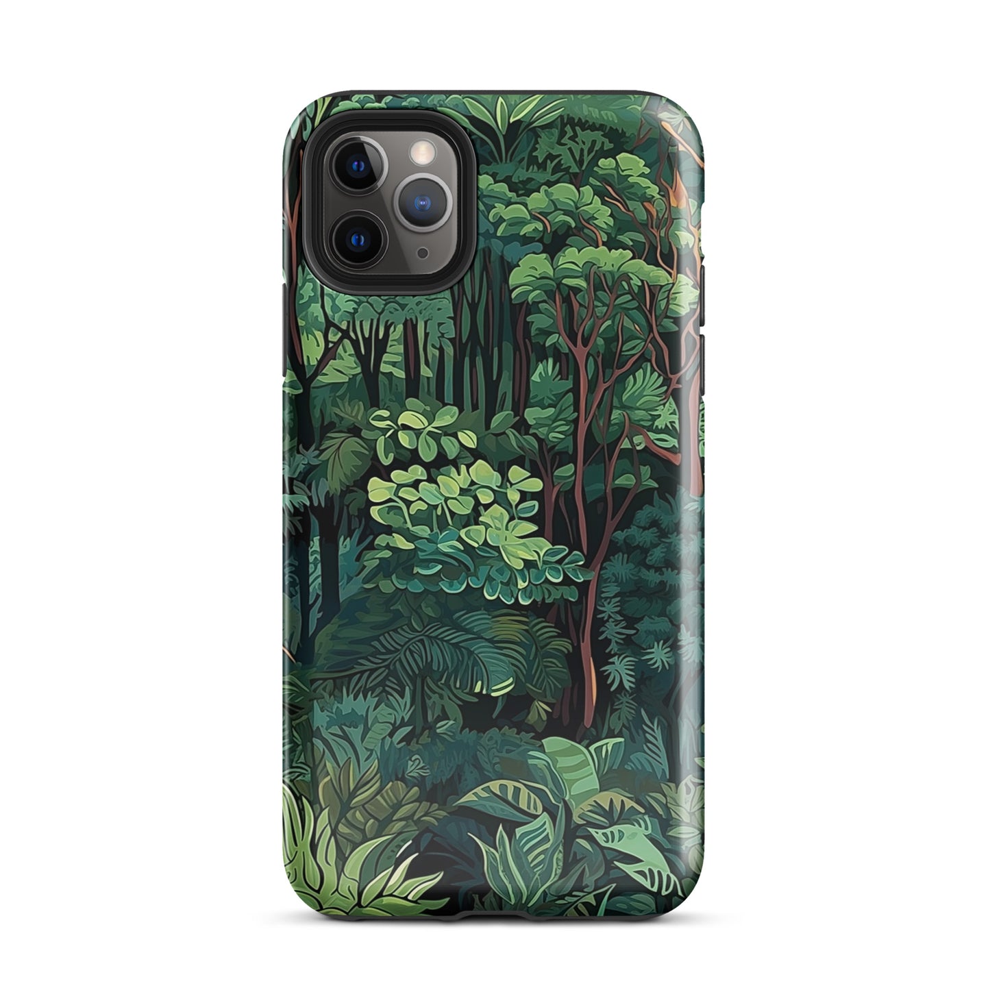 Foliage Fantasy | Jungle Trees Design Tough iPhone Case
