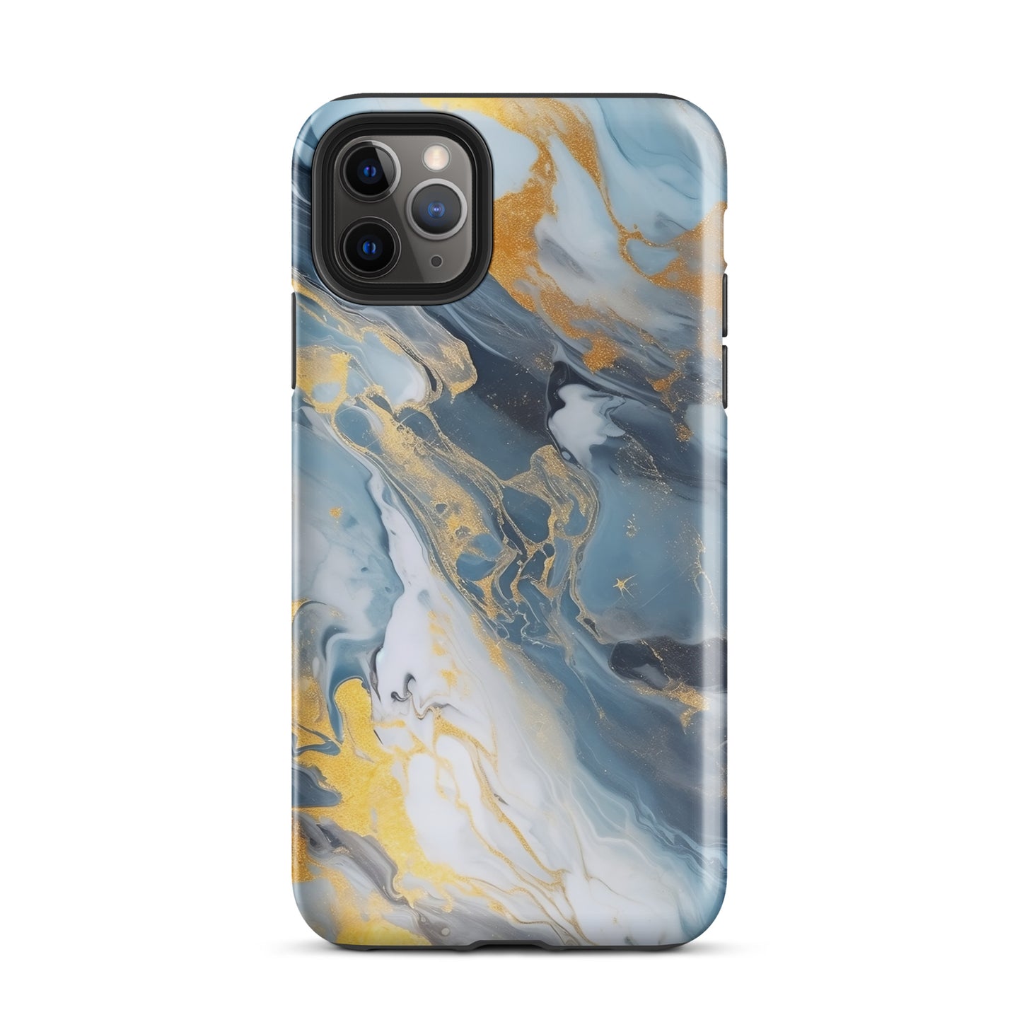 Stardust | Blue & Gold Tough iPhone Case