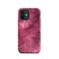 Noir Pink | Dark Pink Marble Design Tough iPhone Case