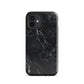 Onyx Opulence | Black Marble Design Tough iPhone Case