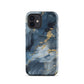 Nightstorm | Dark Blue & Gold Marble Tough iPhone Case