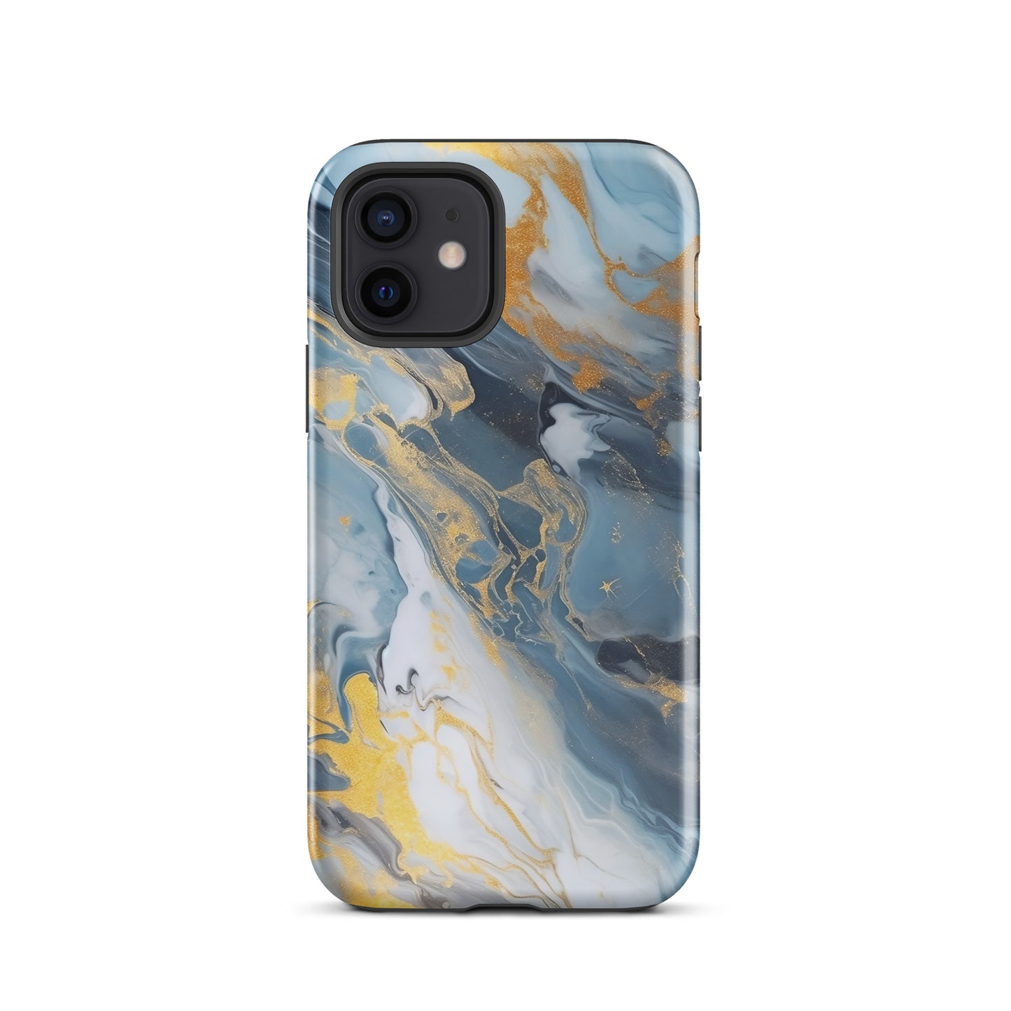 Stardust | Blue & Gold Tough iPhone Case