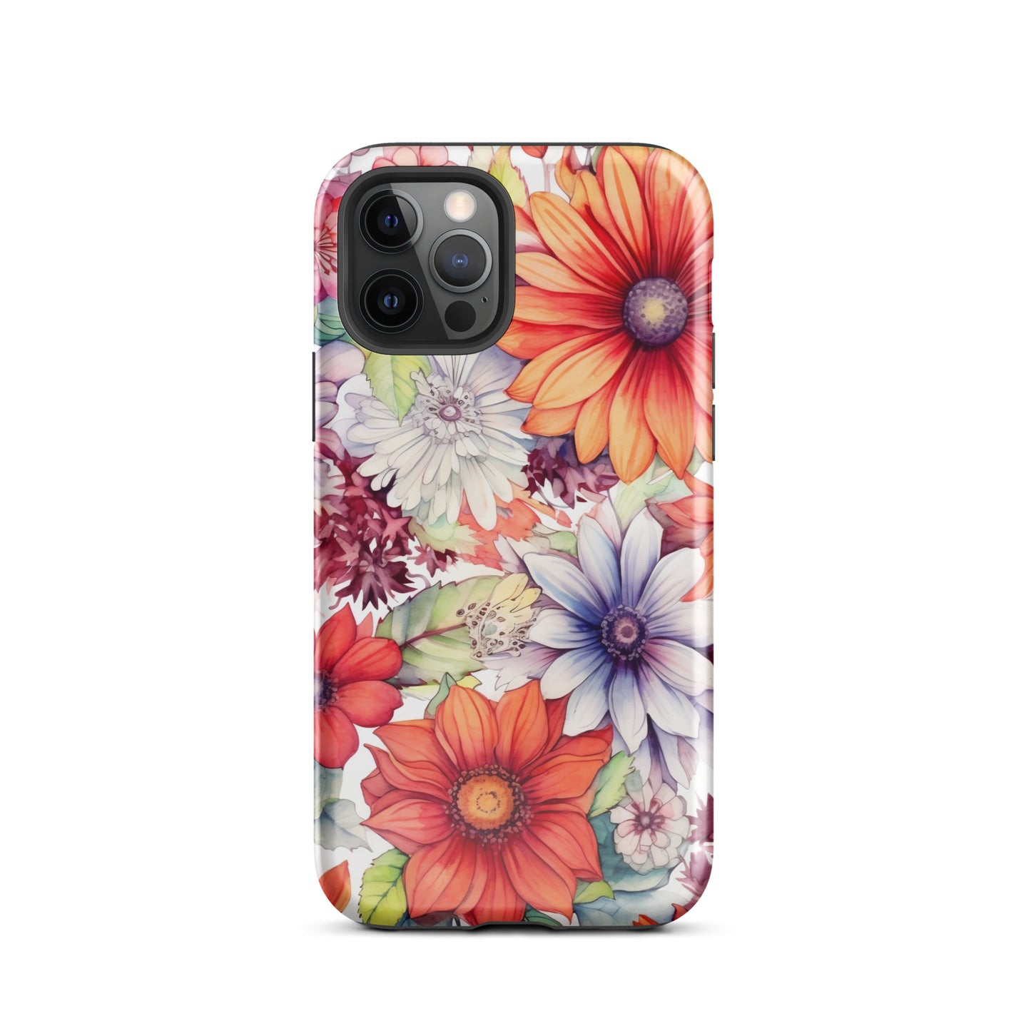 Vellichor Blossoms | Beautiful Multi Color Flowers Tough iPhone Case