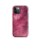 Noir Pink | Dark Pink Marble Design Tough iPhone Case