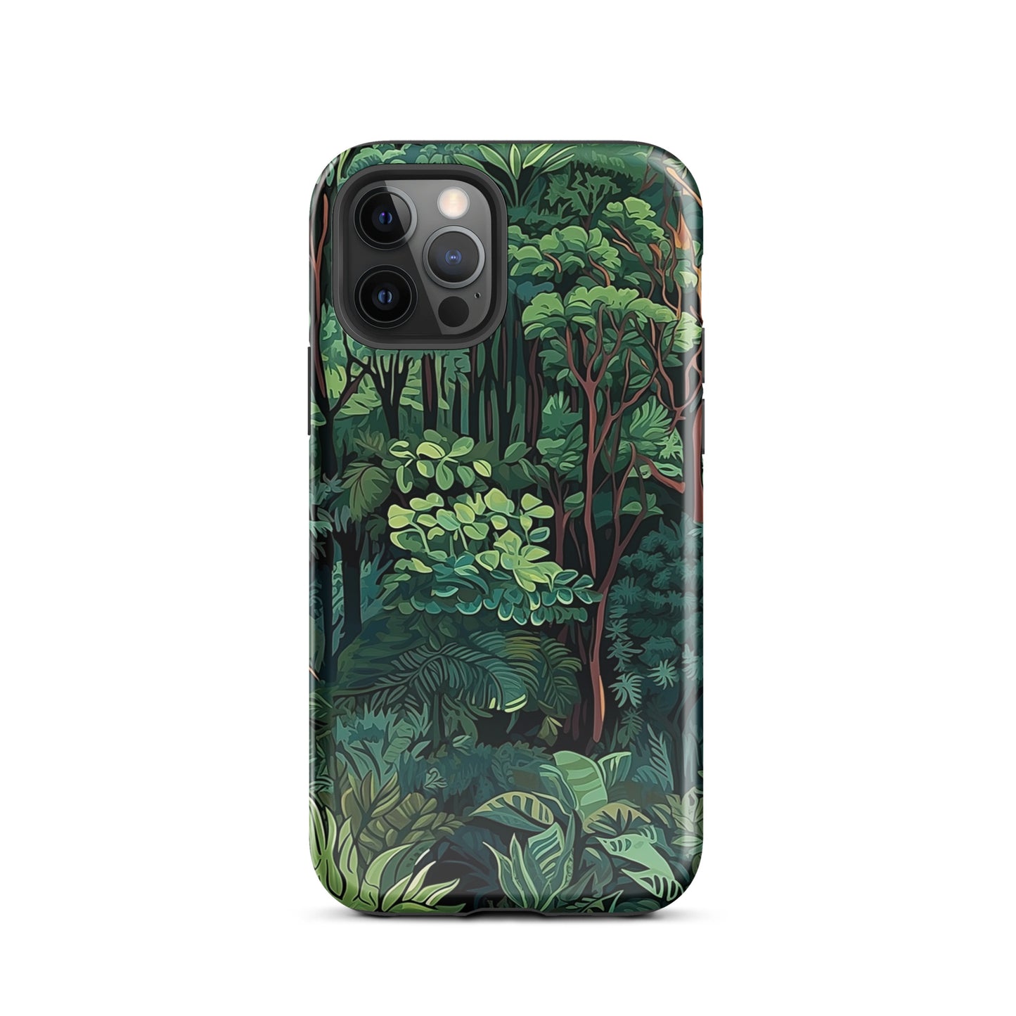 Foliage Fantasy | Jungle Trees Design Tough iPhone Case